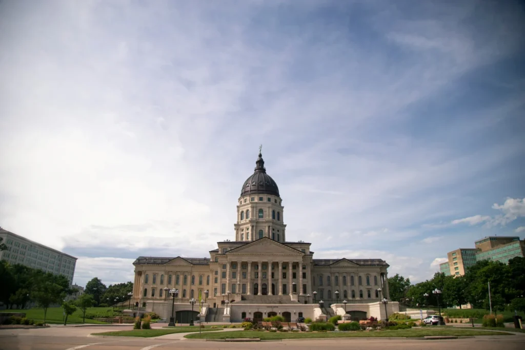 Image of Kansas State Capitol building in Topeka. Used for a blog post on Kansas Corporate State Taxes.